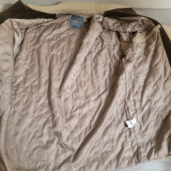 GECCU Austrailia Tan Wool Coat Jacket Size XXL(46) Women Cashmere Wool Pockets - Picture 12 of 15